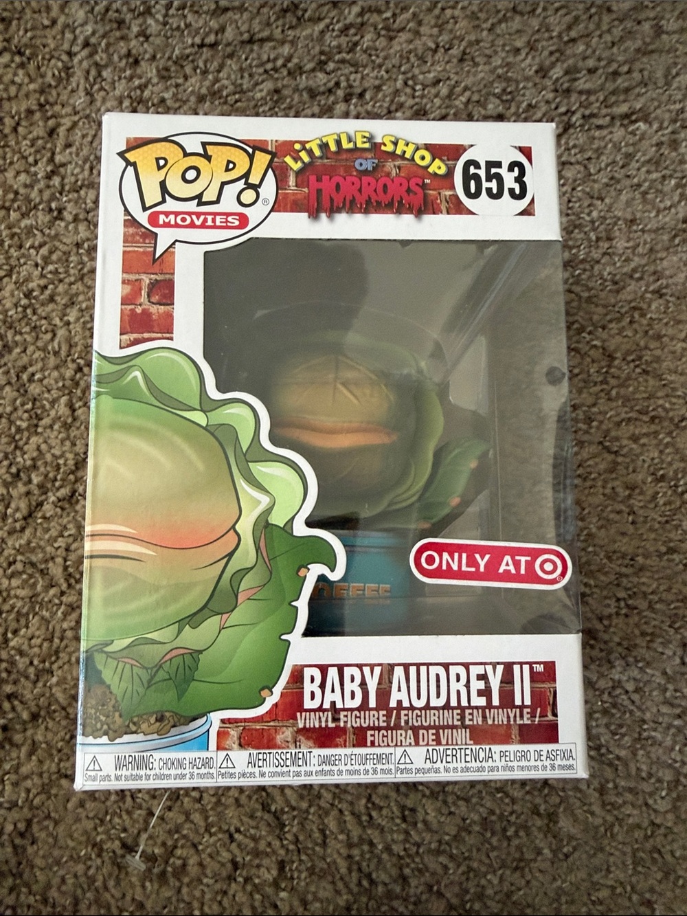 Funko Pop! Baby Audrey II Green Vinyl Figure (Target Exclusive)